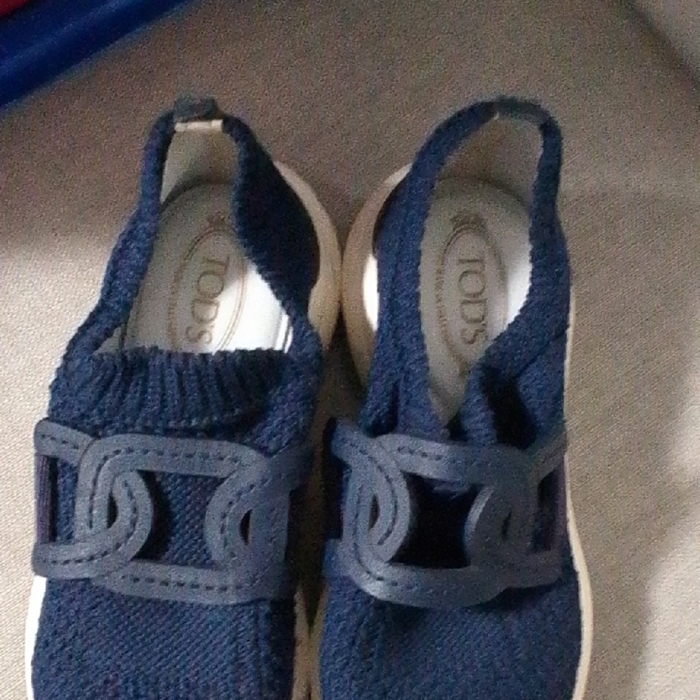 Tod's Dark Blue Kids Sneakers